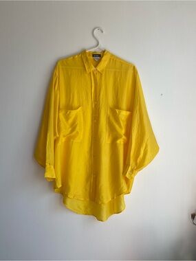 Jeff Banks Vintage Silk Button Up Shirt